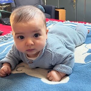 Gerber Blue Knit One Piece